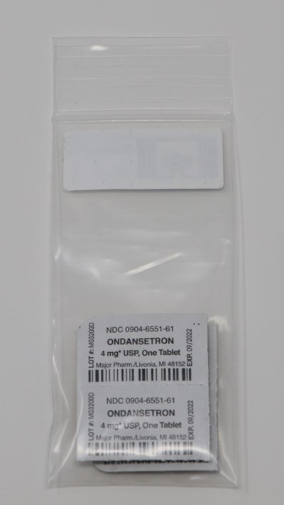 Bag Back Labeling (51662 1539 1 Ondansetron Hf Label Back)
